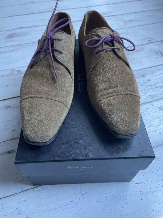 Uomo Paul Smith Tacchi Marrone Suede 40