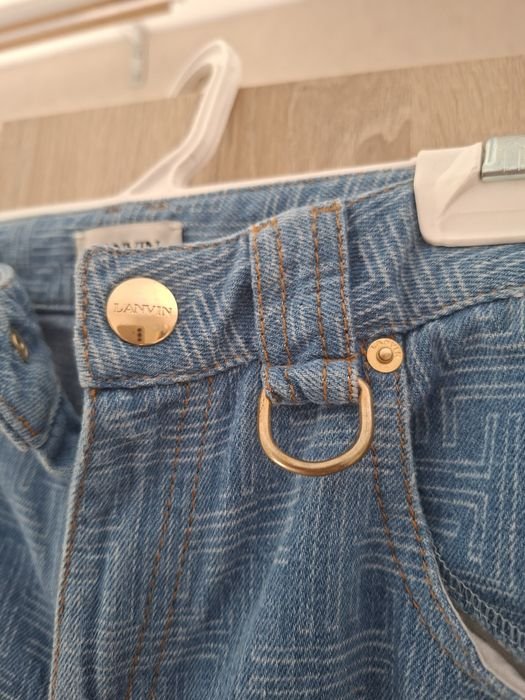 Herren Lanvin Jeans Marineblau Denim Andere