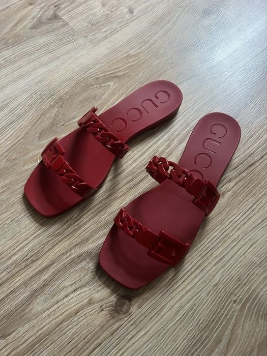 Женские Gucci Босоножки Красные 39