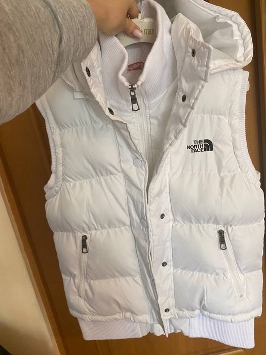 Women The North Face Vest White 38