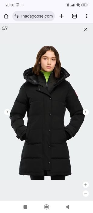 Femme Canada Goose Parka Noir 32