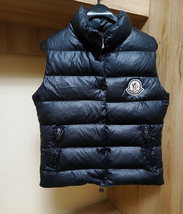 Damen Moncler Weste Schwarz 38
