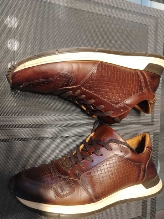 Uomo Dune Tacchi Marrone Pelle 44