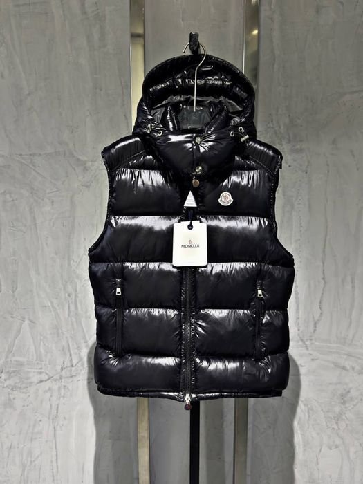 Мужской Moncler Жилет Чёрный  