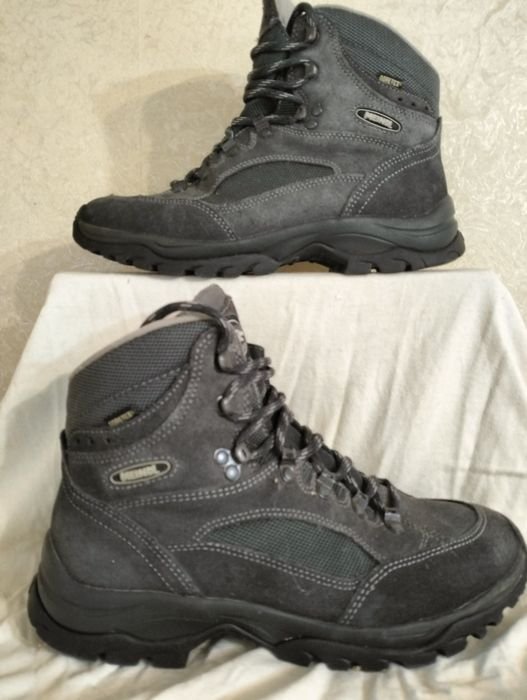 Uomo Meindl Stivali Grigio Nubuck 41