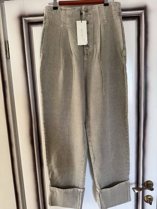 Damen Massimo Dutti Jeans Beige 40