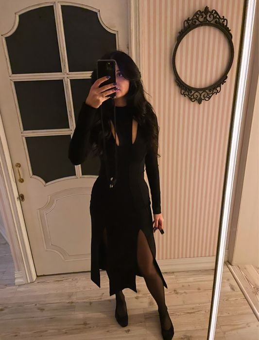 Damen Weannabe Kleid Schwarz 34