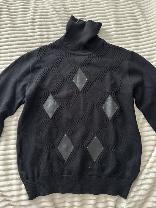 Мужской Versace Collection Свитер Чёрный 40