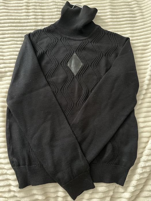 Мужской Versace Collection Свитер Чёрный 40