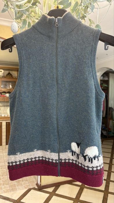 Мужской Woolrich Жилет Бежевый Шерсть 36