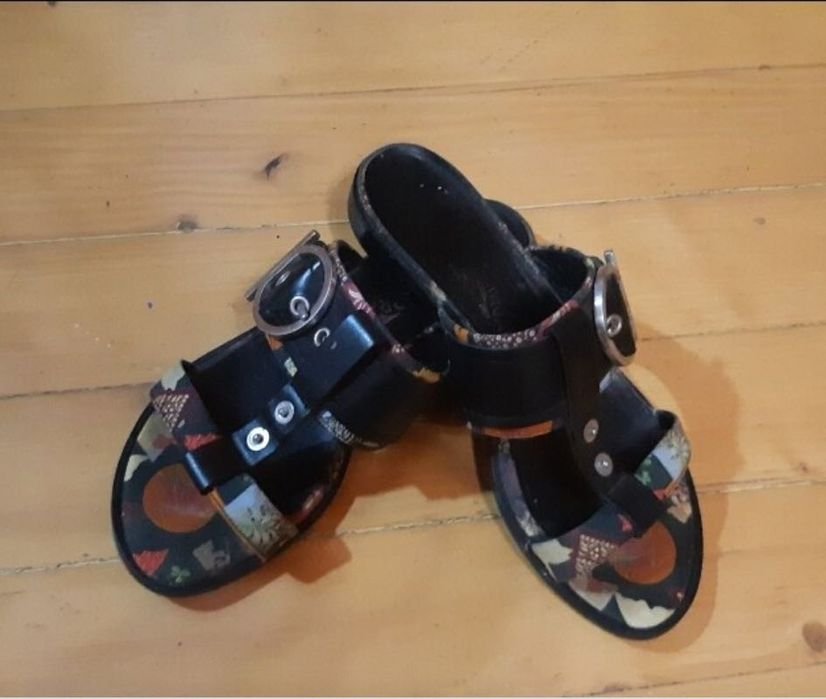 Женские Ferragamo Босоножки Чёрные 37.5