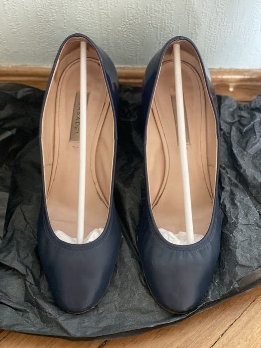 Donna Casadei Tacchi Blu Navy Camoscio 37