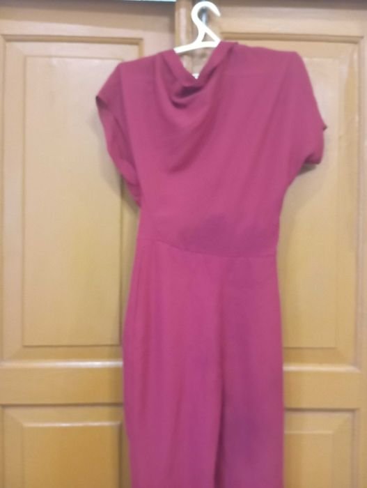 Женский Reiss Комбинезон Бордовый Шифон 32