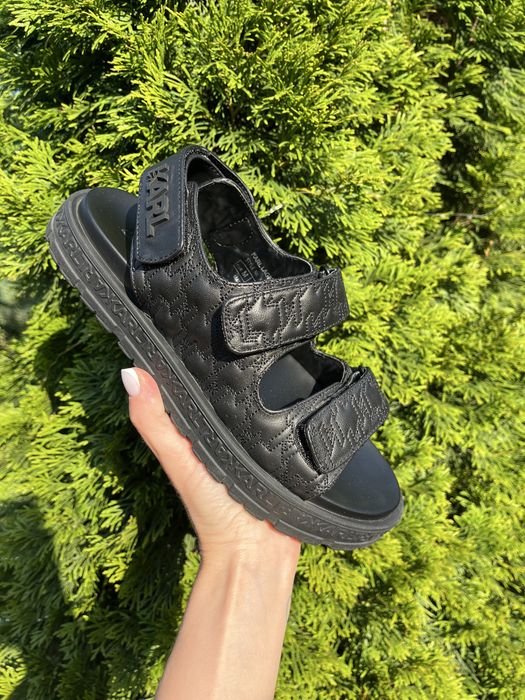 Women Karl Lagerfeld Sandals Black Leather