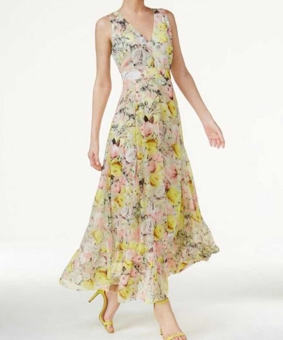 Женский Сарафан Жёлтый 36