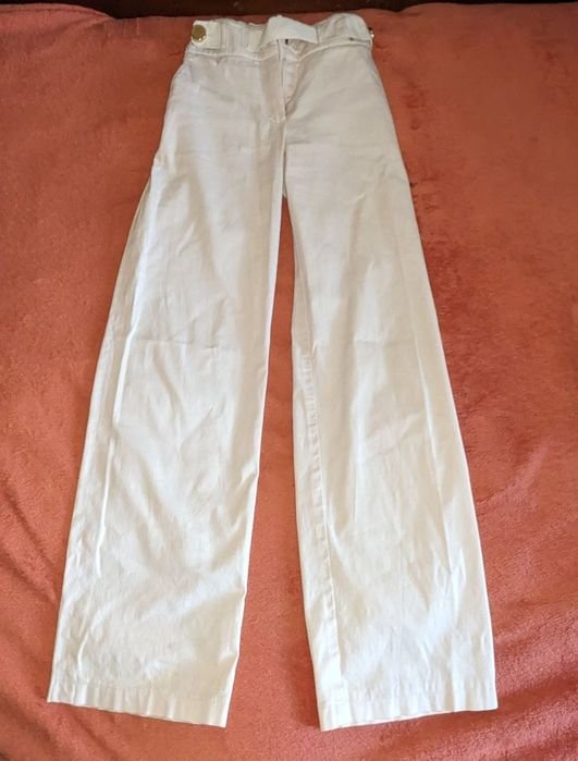 Herren SportMax Jeans Weiß Denim 30
