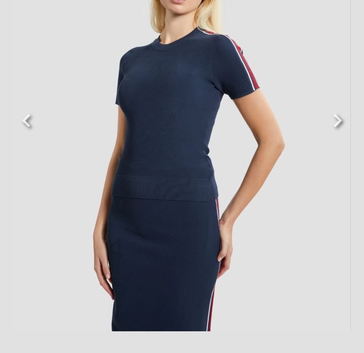 Donna Gianfranco Ferre Completo Blu Navy Cotone XS