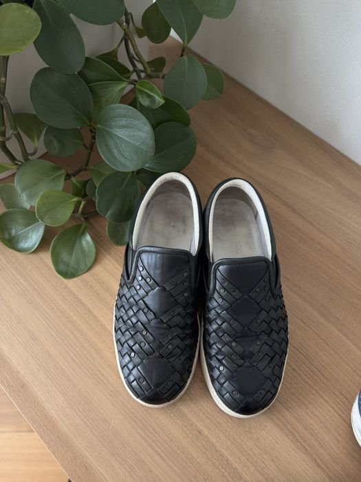 Homme Bottega Veneta Mocassins Noir Cuir 41