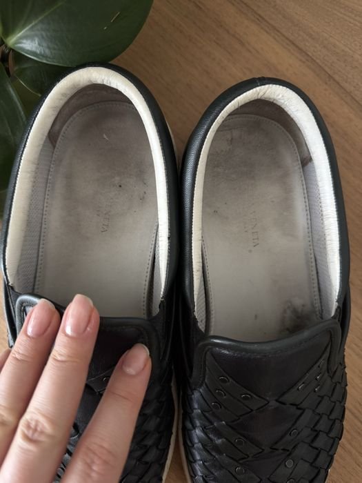 Homme Bottega Veneta Mocassins Noir Cuir 41