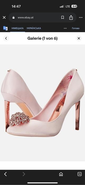 Женские Ted Baker Туфли Розовые 38