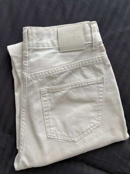 Женские Toteme Джинсы Белые 34