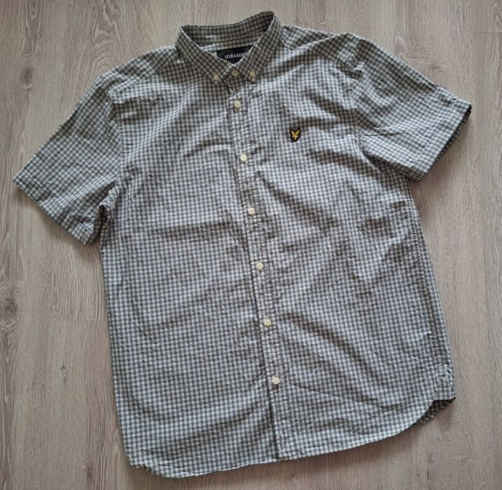 Homme Lyle & Scott Chemise Grise Coton 42