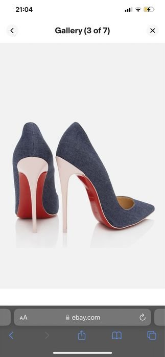 Damen Christian Louboutin Absätze Marineblau