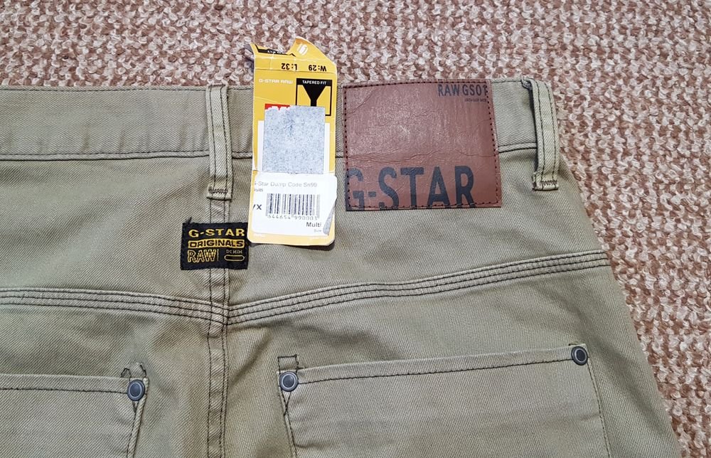Uomo G-Star Raw Jeans Beige Denim 30
