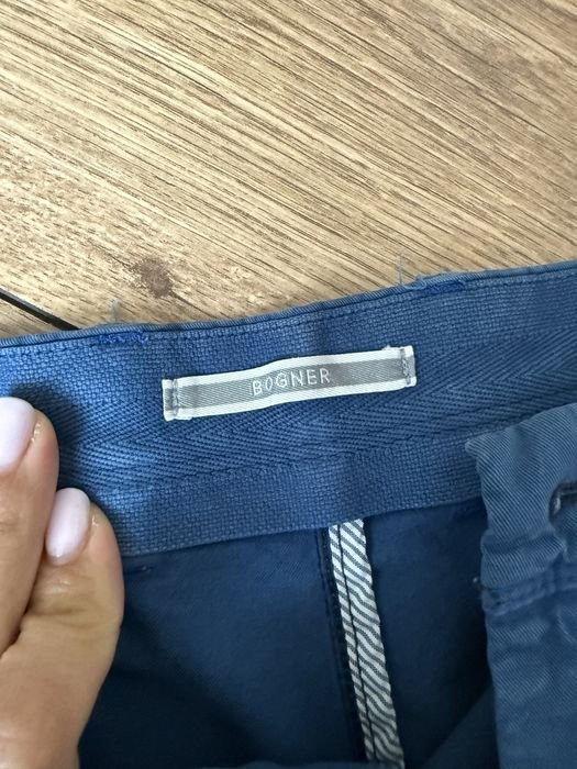 Homme Bogner Shorts Bleu Marine Coton