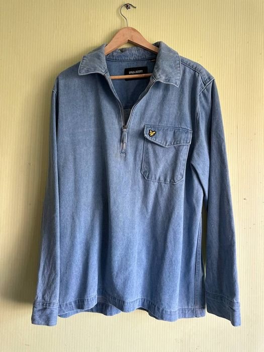 Femme LYLE SCOTT Veste en Jean Bleu Marine 42