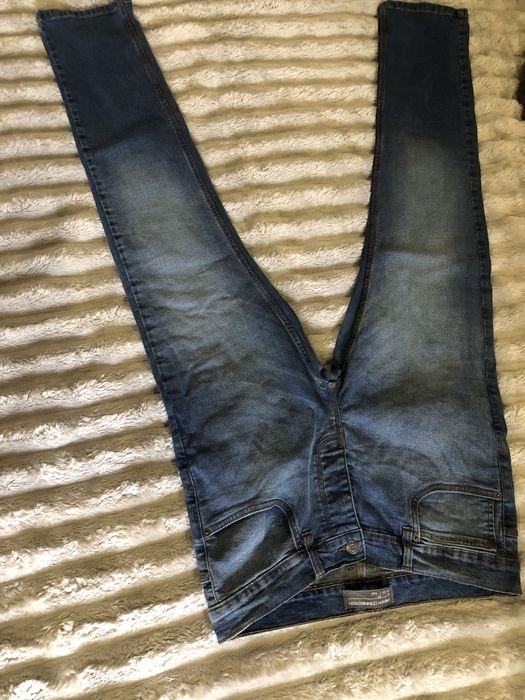 Men Jeans Navy Denim 30