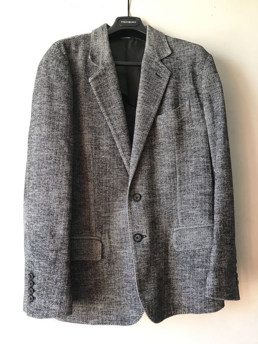 Homme Dolce & Gabbana Blazer Gris Laine 40