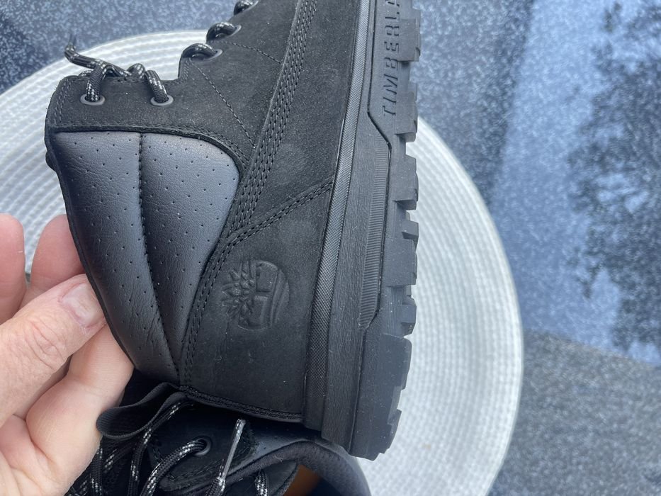 Women Timberland Boots Black Leather 40