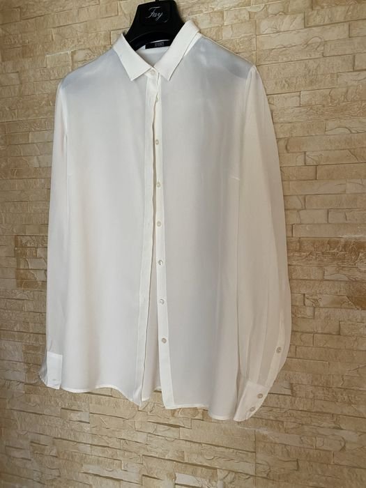 Женская Seventy Сорочка Бежевый Шелк 38