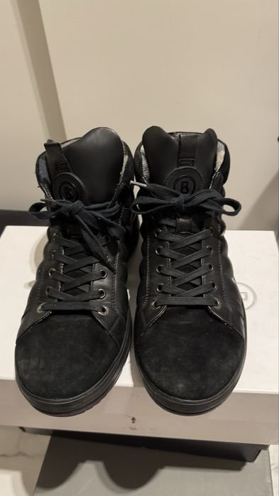 Homme Bogner Bottes Noir Cuir 42