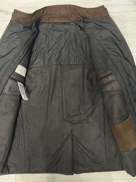 Homme Corneliani Veste Marron Laine 50