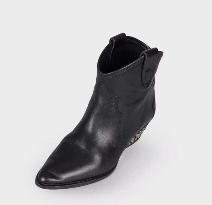 Damen Isabel Marant Dewina Schwarz Leder 37