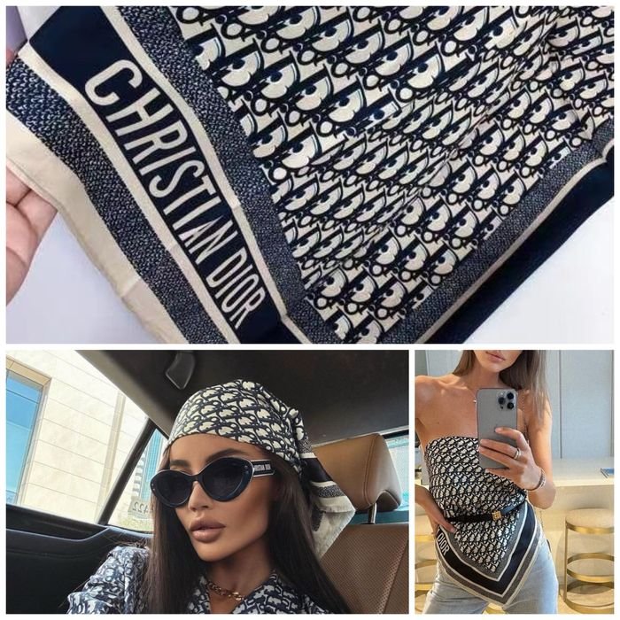 Унисекс Dior Хустка Шелк 70x70