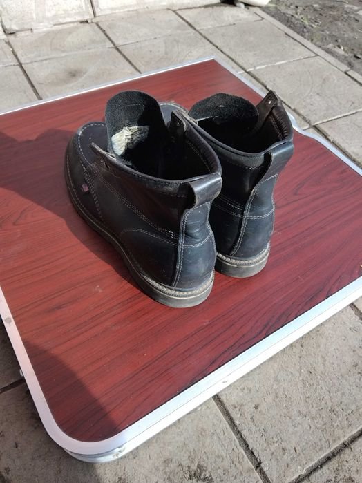 Мужские Thorogood Рабочие Черевики Чёрные Кожа 44