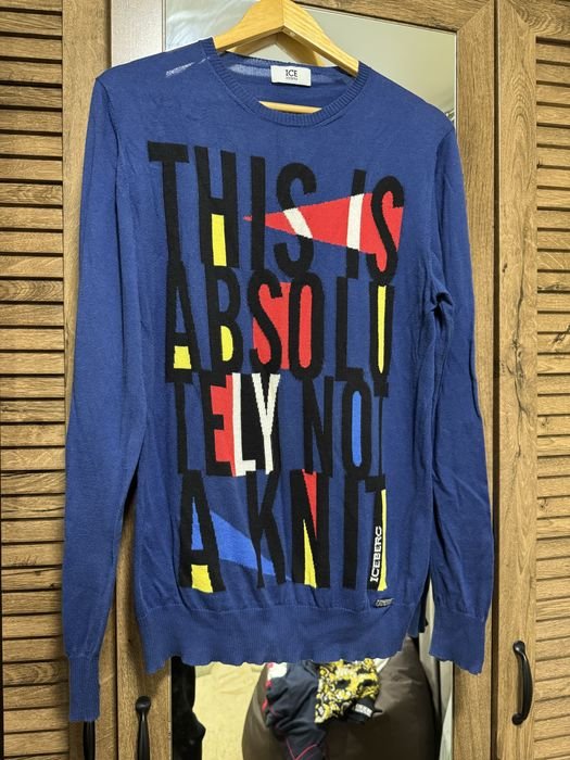 Homme Iceberg Pull Multicolore Coton 38