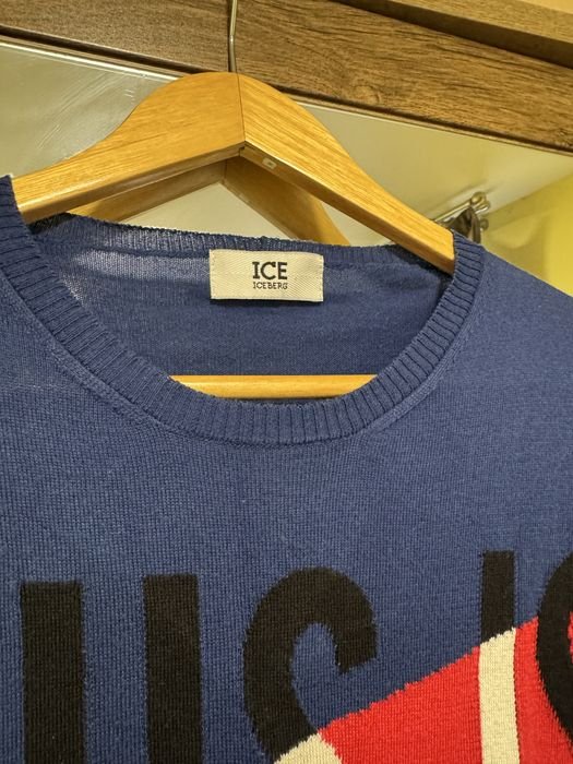 Homme Iceberg Pull Multicolore Coton 38