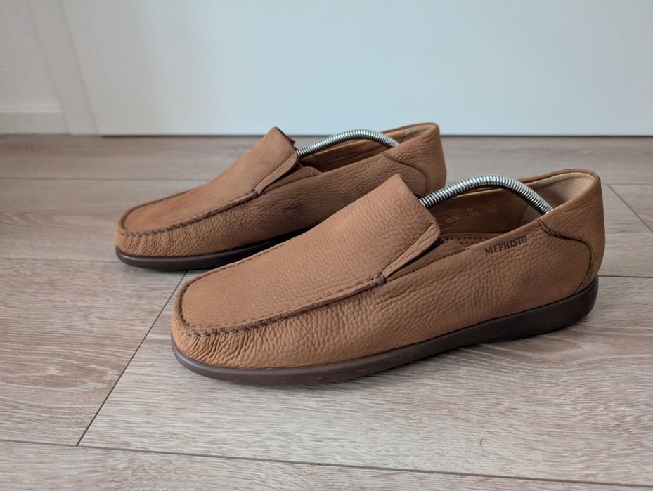 Homme Mephisto Mocassins Noir Cuir 46