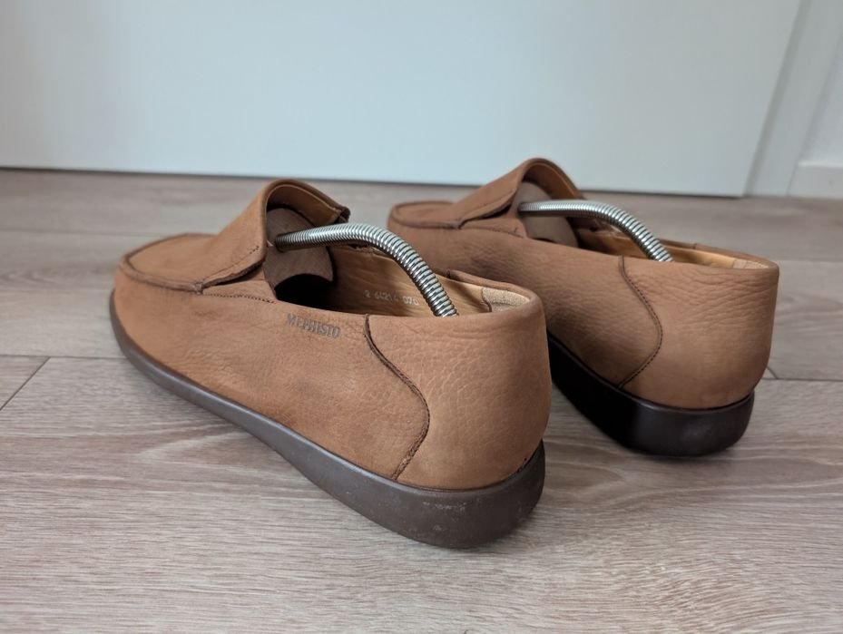 Homme Mephisto Mocassins Noir Cuir 46