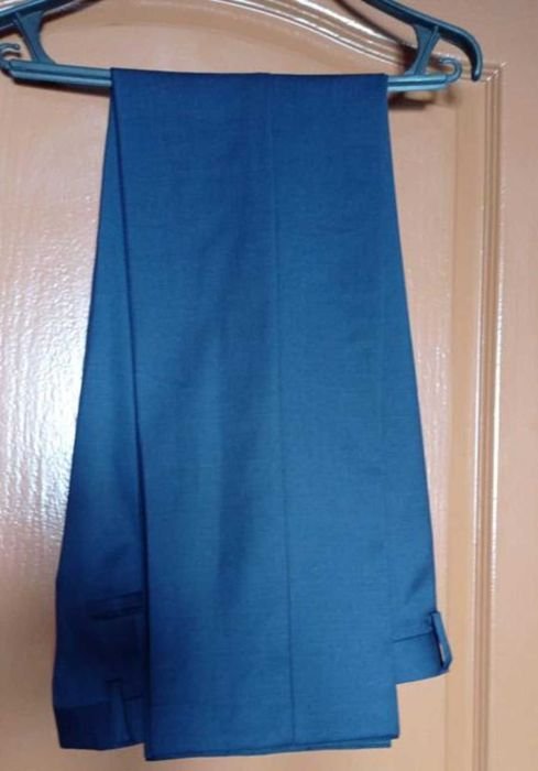 Мужской Классический Костюм Тёмно-синий 38