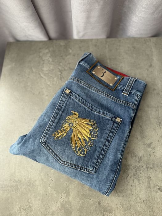 Мужские Billionaire Джинсы Синие 46