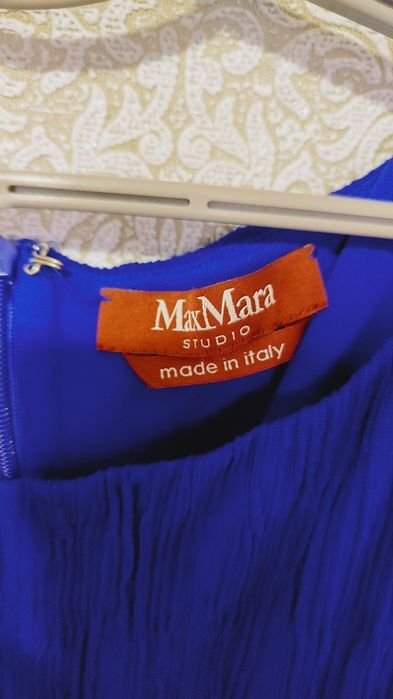 Femme Max Mara Robe Bleu Marine M