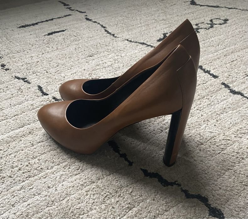 Женские Celine Туфли Коричневый Кожа 41