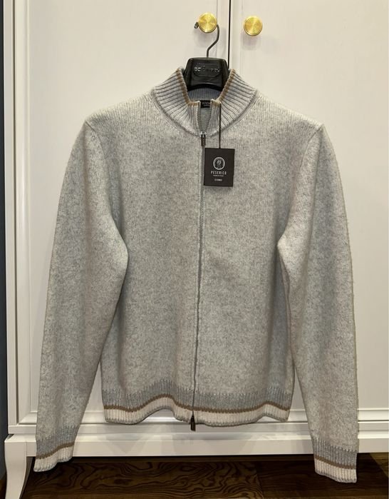 Мужской Peserico Кардиган Різнокольоровий Вовна 44