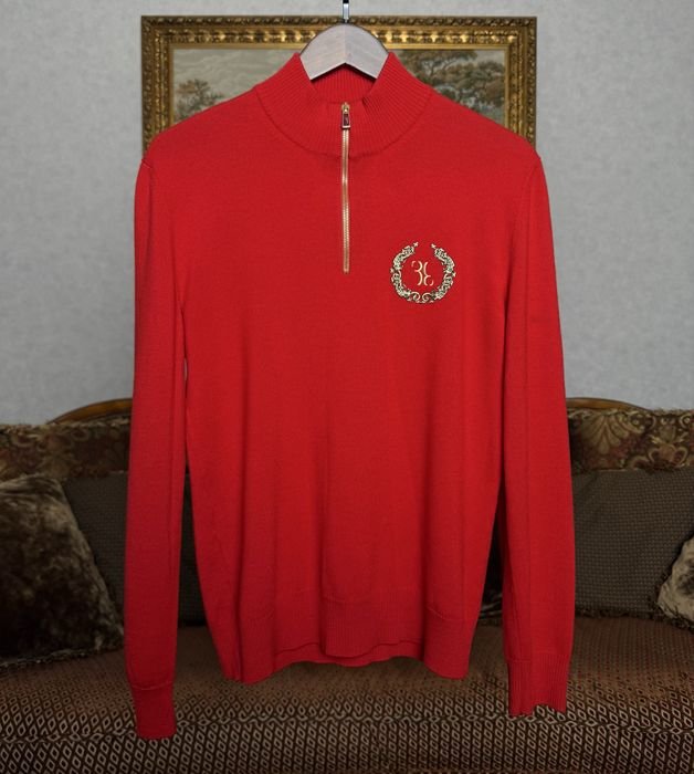 Мужской Billionaire Свитер Красный 50(M)