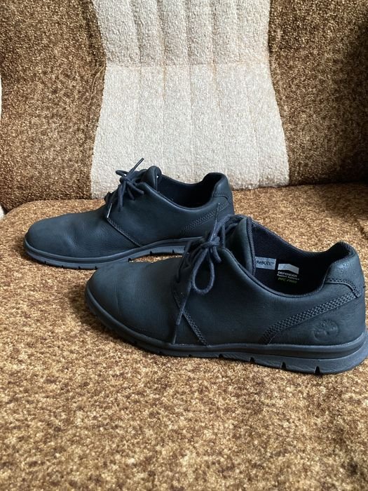 Мужской Timberland Туфли Чёрный Натуральная кожа